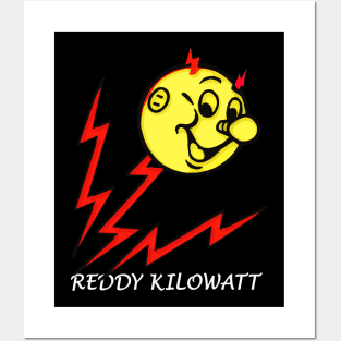 reddy killowatt - electricity Posters and Art